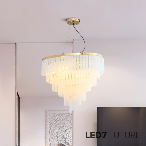 Loft Industry Modern - Wave Chandelier